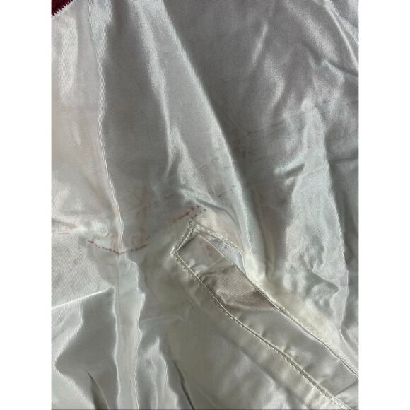 Vintage 80s Oklahoma Sooners University Satin Bomber Jacket - Picture 6 of 6